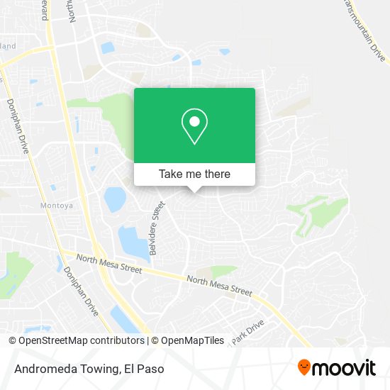 Andromeda Towing map