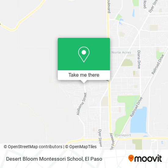 Mapa de Desert Bloom Montessori School