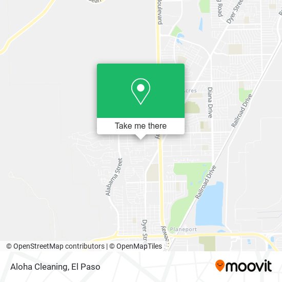 Aloha Cleaning map