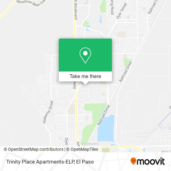 Trinity Place Apartments-ELP map