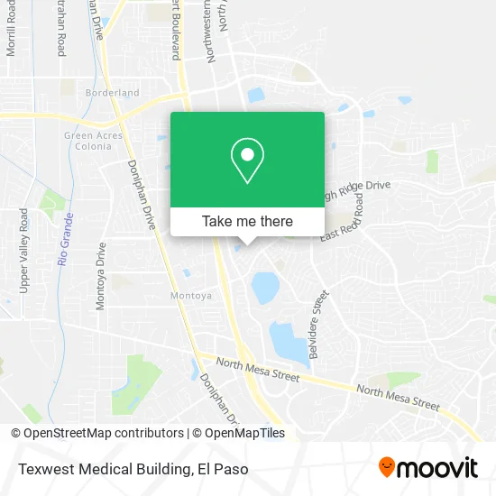 Texwest Medical Building map