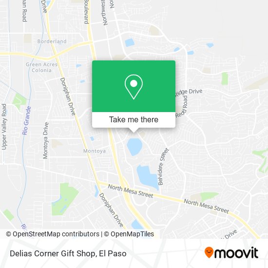 Delias Corner Gift Shop map