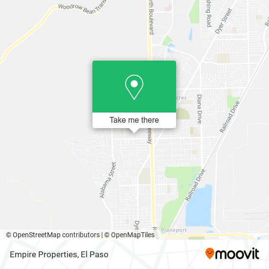 Empire Properties map