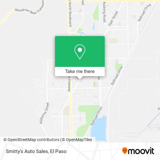 Smitty's Auto Sales map