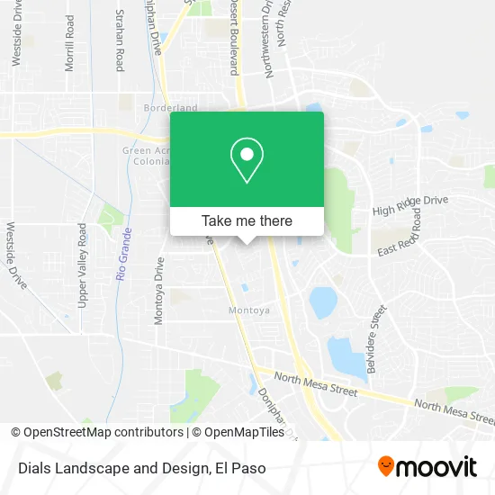 Mapa de Dials Landscape and Design