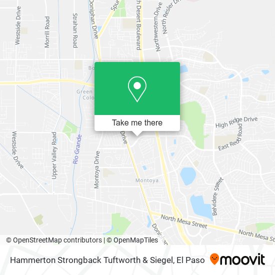 Hammerton Strongback Tuftworth & Siegel map