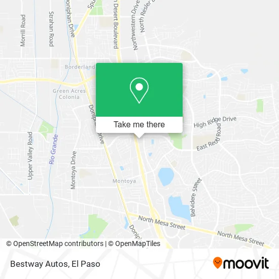Bestway Autos map