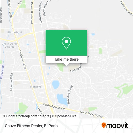 Mapa de Chuze Fitness Resler