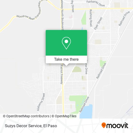 Suzys Decor Service map