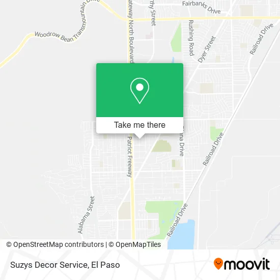 Suzys Decor Service map