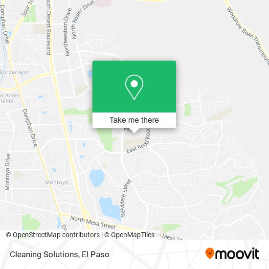 Cleaning Solutions map