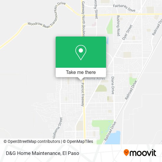 D&G Home Maintenance map