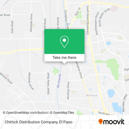 Mapa de Chittick Distribution Company