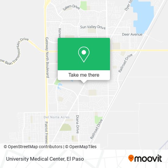 University Medical Center map