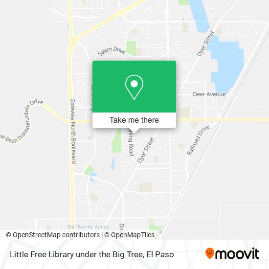 Little Free Library under the Big Tree map