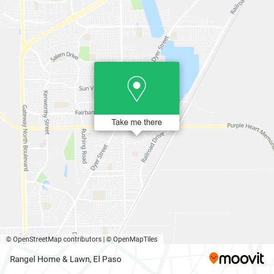 Rangel Home & Lawn map