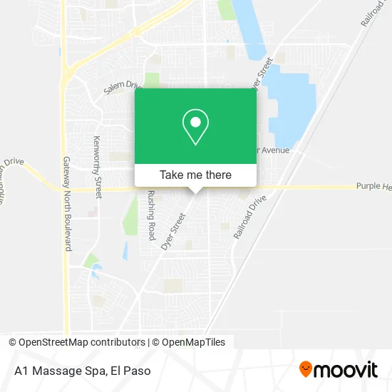 Mapa de A1 Massage Spa