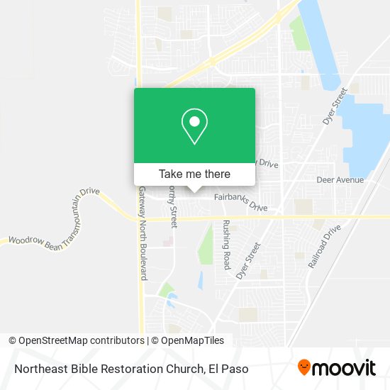 Mapa de Northeast Bible Restoration Church