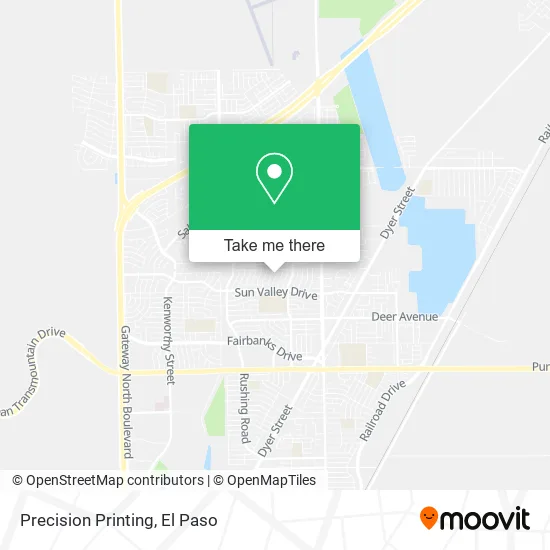 Precision Printing map
