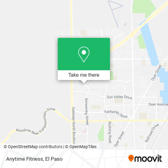 Anytime Fitness map