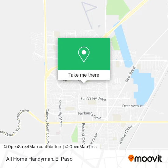 All Home Handyman map