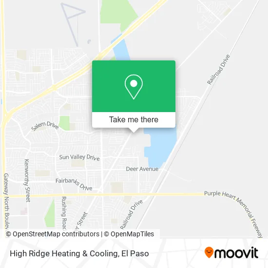 High Ridge Heating & Cooling map