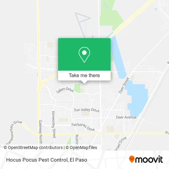 Hocus Pocus Pest Control map