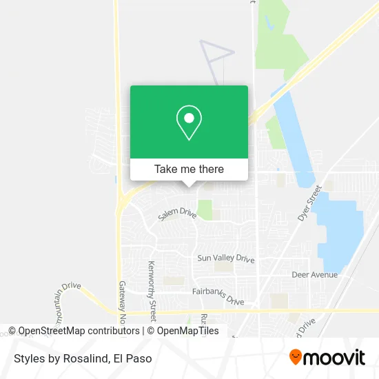 Styles by Rosalind map