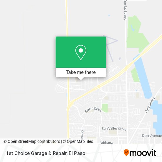 1st Choice Garage & Repair map