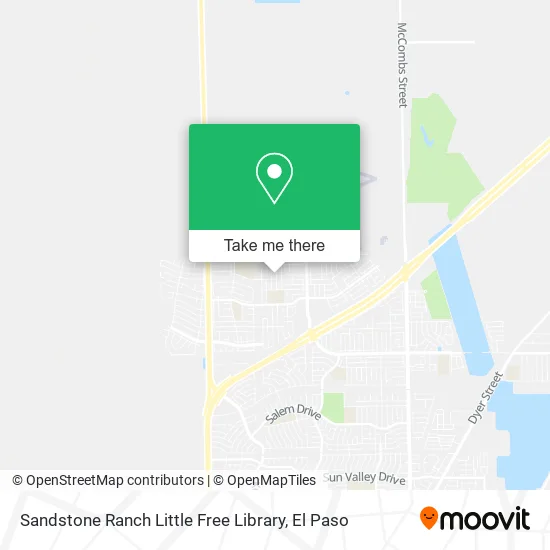 Sandstone Ranch Little Free Library map