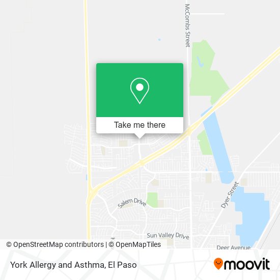 York Allergy and Asthma map