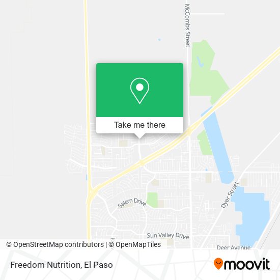 Freedom Nutrition map