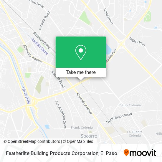 Mapa de Featherlite Building Products Corporation