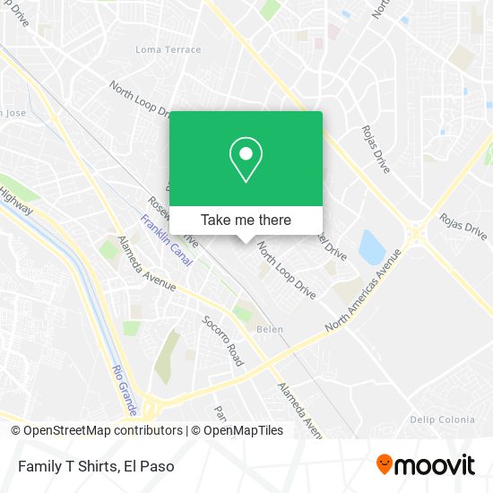 Family T Shirts map