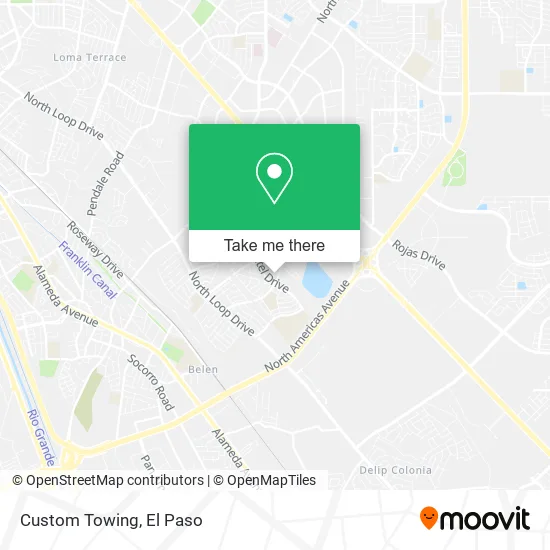 Custom Towing map