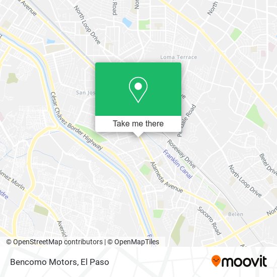 Mapa de Bencomo Motors