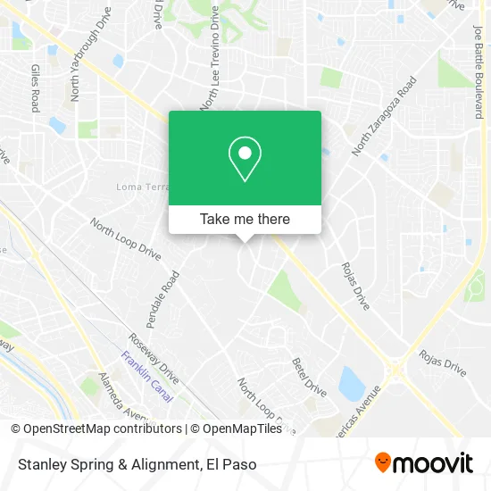 Stanley Spring & Alignment map