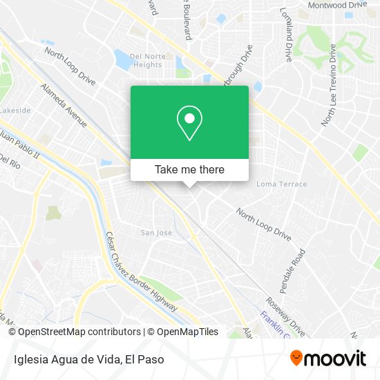 Mapa de Iglesia Agua de Vida