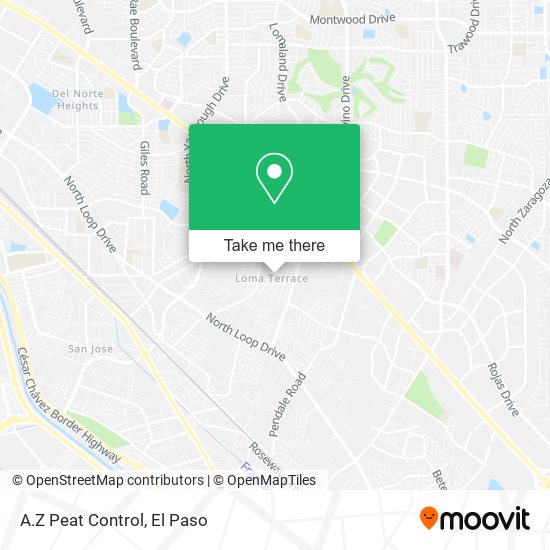 Mapa de A.Z Peat Control