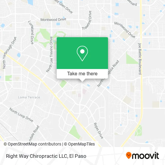 Right Way Chiropractic LLC map