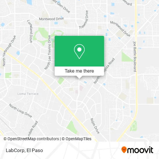 LabCorp map