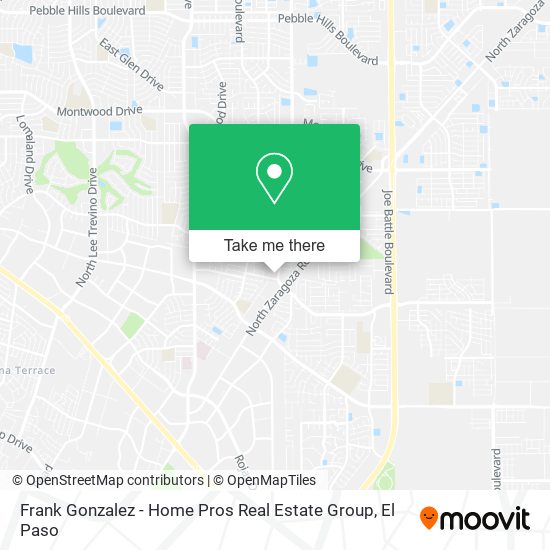 Mapa de Frank Gonzalez - Home Pros Real Estate Group