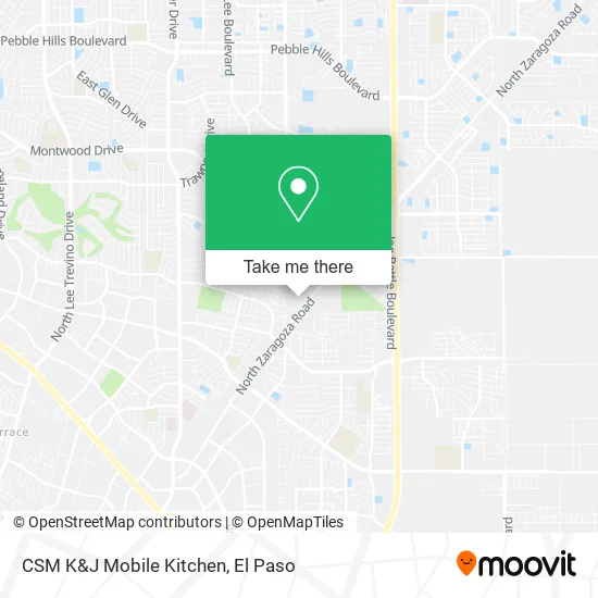 Mapa de CSM K&J Mobile Kitchen