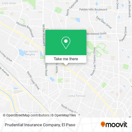 Mapa de Prudential Insurance Company