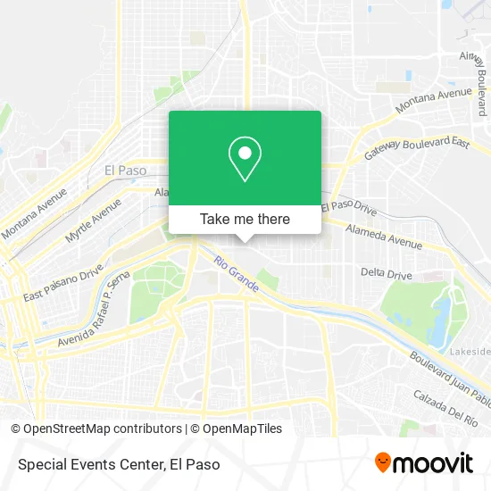 Mapa de Special Events Center