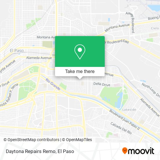 Daytona Repairs Remo map