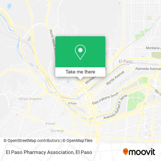 El Paso Pharmacy Association map
