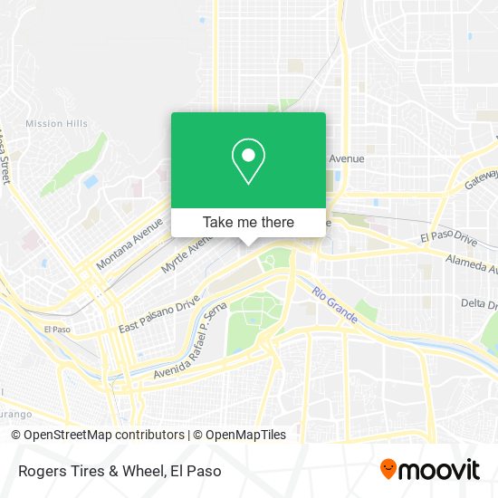Mapa de Rogers Tires & Wheel