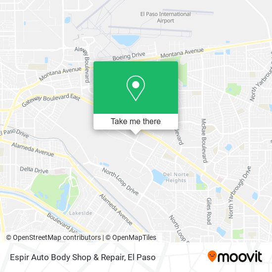 Espir Auto Body Shop & Repair map