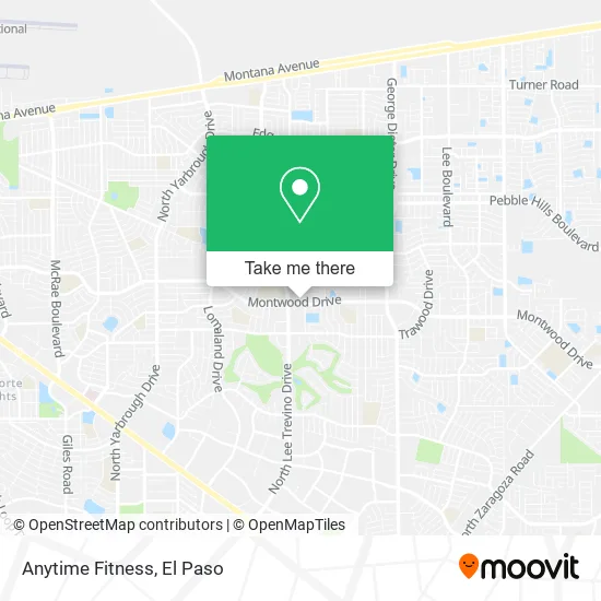 Anytime Fitness map